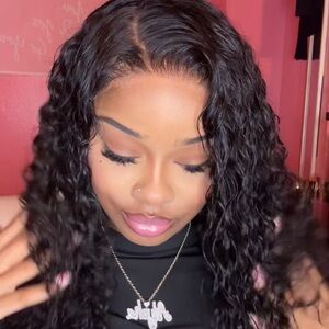 Black Curly Wig 28 inches